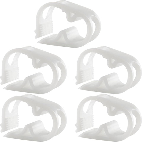 Plastic Tubing Clamps Adjustable - Pack of 5