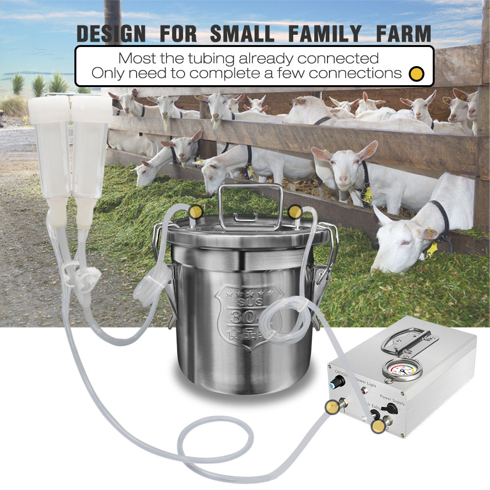 Goat Farming Machine Adjustable Milking Machine for Goat, 6L (Rechargeable Pro Plus)– UnitedFarm