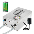 Adjustable Pulsating Battery Vacuum Pump with Pressure Gauge Compatible with Hantop Cow/Goat Milker
